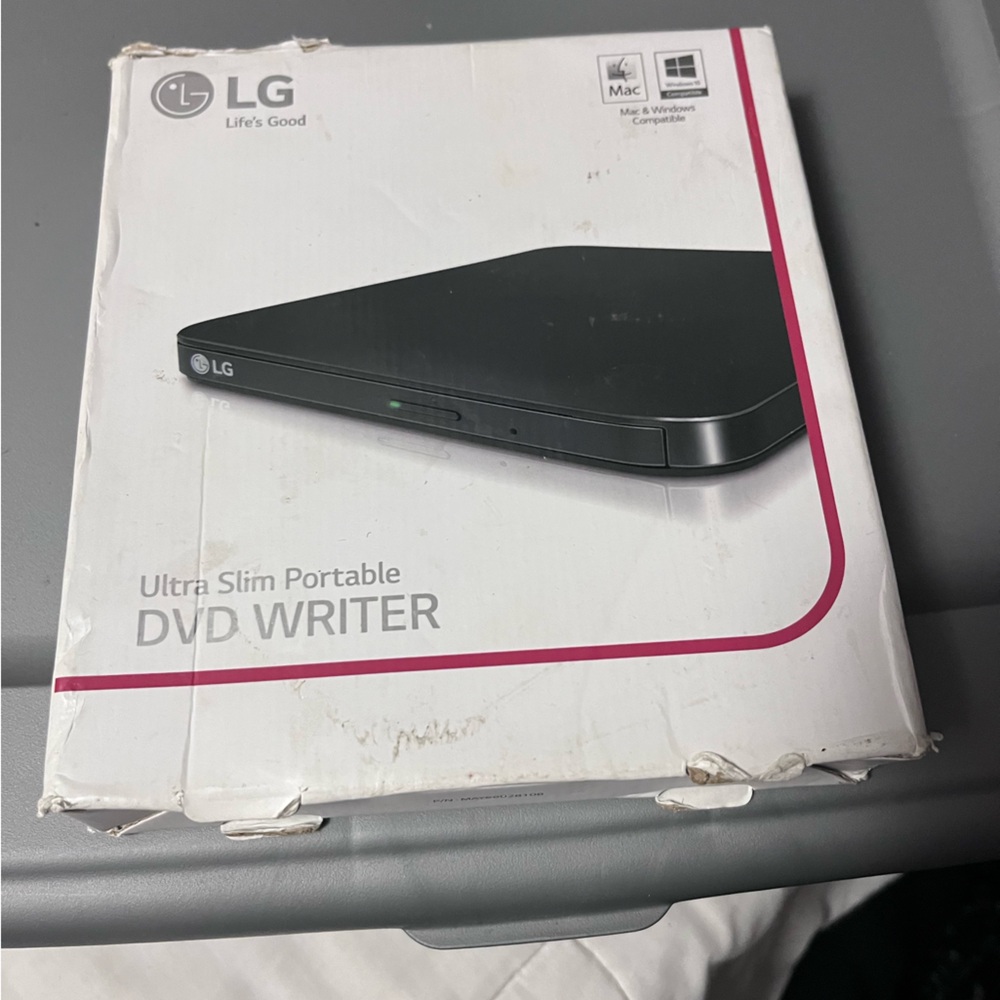 LG slim portable DVD writer